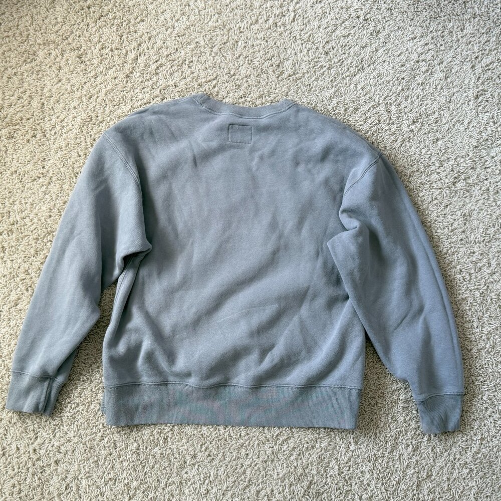 Abercrombie Lake Tahoe Crewneck Sweatshirt Gray Size M - Picture 5 of 5